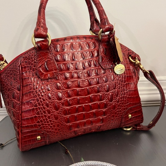 Tyler Cranberry Melbourne- Satchel with Wallet and Eyeglass Case - Picture 6 of 9